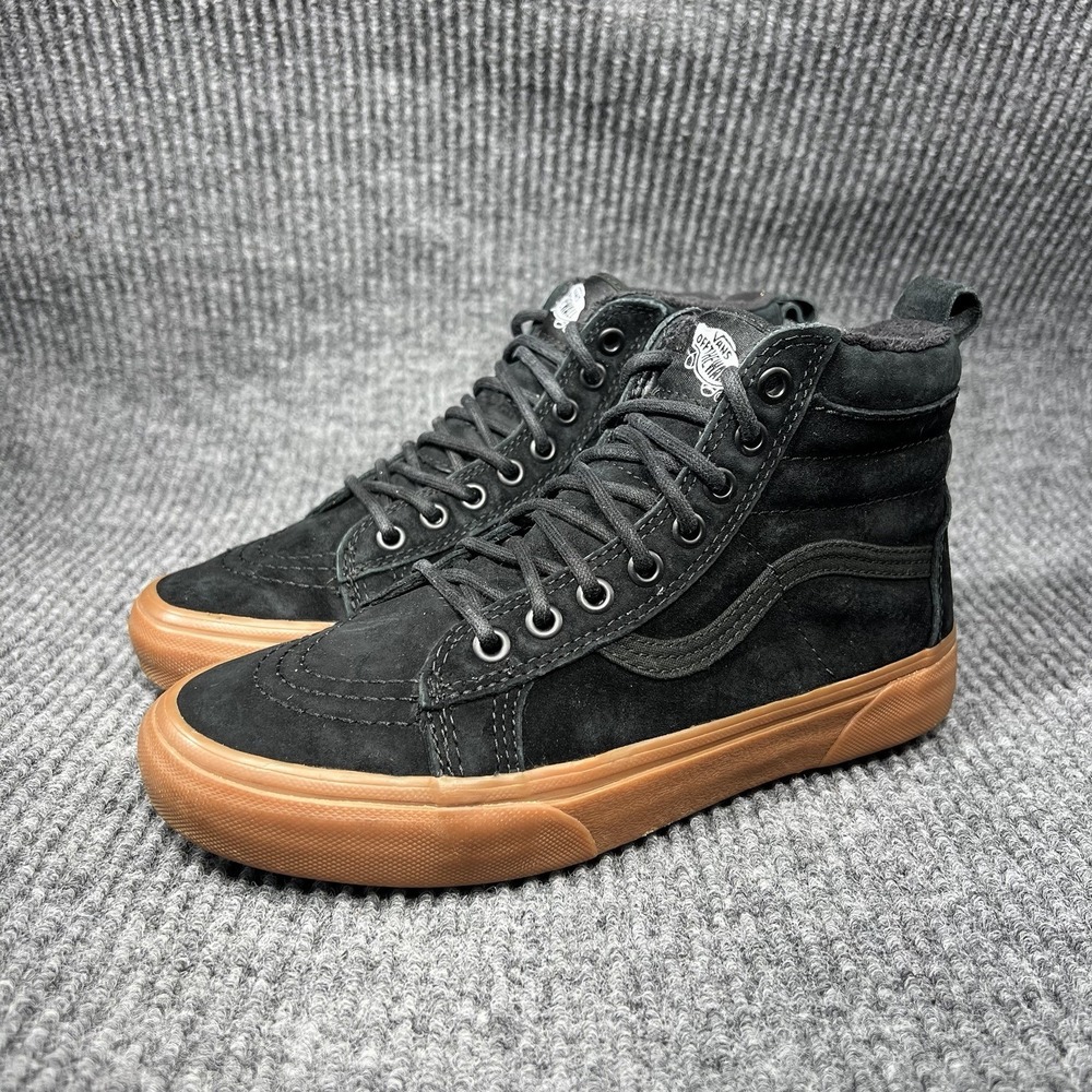 Vans Sk8-Hi MTE Men's Size 6.5 Black Gum Scotchgard Waterproof Shoes 721454